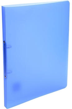 Exacompta 25x Ringbuch aus PP 500µ mit 2 Ringen 15mm, Rücken 20mm, Chromaline, 32x25cm für DIN A4 - blau