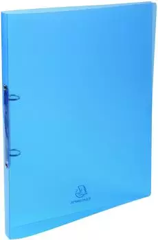 Exacompta 30x Ringbuch Crystal Colours mit 2 Ringen 15mm aus PP, A4 - Farben sortiert