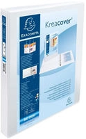 Exacompta 10x Ringbuch PP 4Ring 30mm in D-Form R&uuml;cken 47mm A4 Maxi Wei&szlig; 51842E