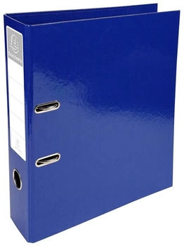 Exacompta 10x Ordner aus Karton, Prem' Touch, R&uuml;cken 70mm - Iderama - dunkelblau