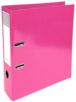 Exacompta 10x Ordner aus Karton, Prem' Touch, Rücken 70mm - Iderama - rosa