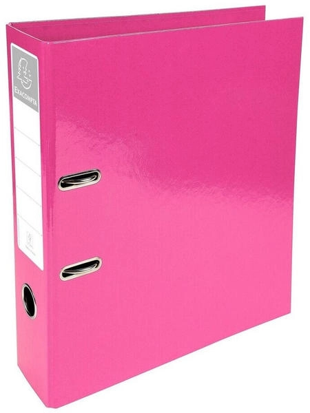 Exacompta 10x Ordner aus Karton, Prem' Touch, Rücken 70mm - Iderama - rosa