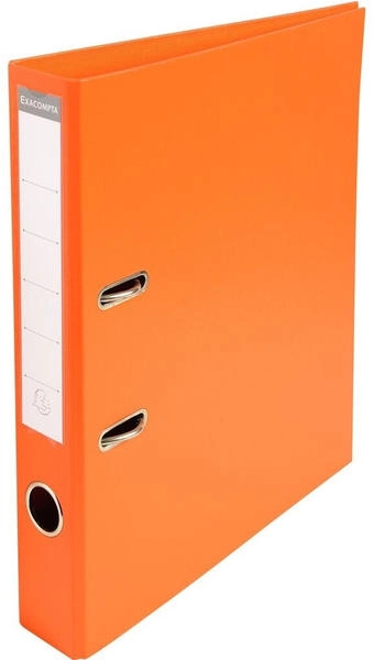 Exacompta 10x Ordner Prem'Touch PVC, Rückenbreite 50mm, 32x29cm für DIN A4 Maxi - orange
