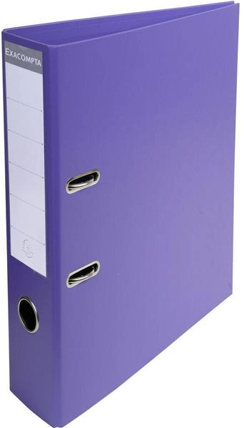 Exacompta 10x Ordner Prem'Touch PVC, Rückenbreite 70mm, 32x29cm für DIN A4 Maxi - lila