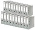 grau (11285228F): Falken 20x A4 Recycolor Ordner 80mm mit geklebtem Rückenschild