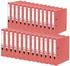 rot (11285293F): Falken 25x A4 Recycolor Ordner 50mm mit geklebtem Rückenschild