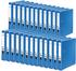 blau (11286317F): Falken 25x A4 Recycolor Ordner 50mm mit geklebtem Rückenschild