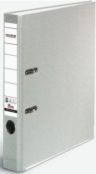 Falken 25x A4 Recycolor Ordner 50mm mit geklebtem R&uuml;ckenschild grau (11286358F)