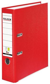 Falken 20x A4 PP Ordner 80mm mit Einsteckschild rot (09984071F)