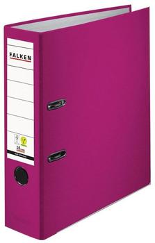 Falken 20x A4 PP Ordner 80mm mit Einsteckschild brombeere (23001048F)