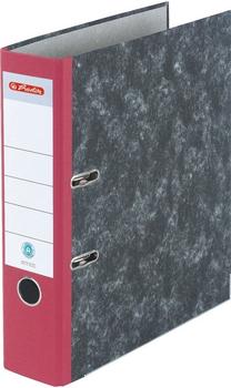 Herlitz Ordner maX.file nature, A4, Rückenbreite: 8cm, Wolkenmarmorbezug, rot, 20 Stück (5171301)