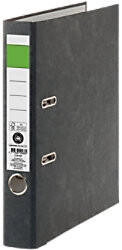 Viking Grüner Balken Ordner DIN A4 50 mm Schwarz 2 Ringe Pappkarton Wolkenmarmor Hochformat Recycled (5284449)