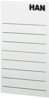 HAN Beschriftungsetiketten für Stehsammler 6,5 x 10,4 cm 8 Stück (94100)