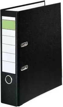 Falken Ordner DIN A4 80mm PP schwarz (10077816)
