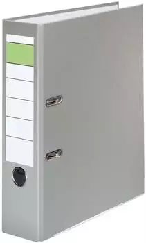 Falken Ordner DIN A4 80mm PP grau (10077949)