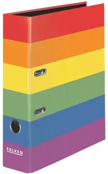 Falken Harlekin Motivordner A4 8 cm Regenbogen (21001368)