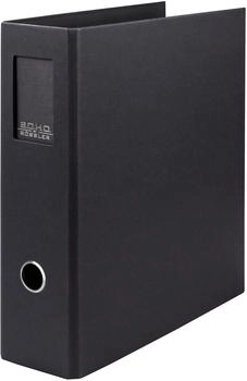R&ouml;ssler Papier S.O.H.O. Ordner A4 mit R&uuml;ckenschild, schwarz, 85 mm (1317452709)