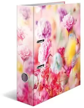 Herma Motiv-Ordner A4 Rosa Bl&uuml;ten 7cm, 10er-Pack (19559)