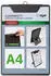 sigel Klemmbrett A4 Kunststoff schwarz Aufstellfunktion 5er-Pack (KB100/5)