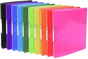 Exacompta Iderama Ringbuch A4 Maxi 2 Ringe 30mm PP farbig sortiert (54770E)