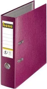 Bene No.1 Ordner 2-Ring, 80mm, A4, brombeer (291400bro)