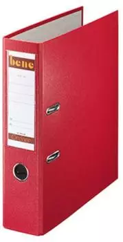 Bene No.1 Ordner 2-Ring, 80mm, A4, rot (291400rt)