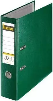 Bene No.1 Ordner 2-Ring, 80mm, A4, gelb (291400gn)