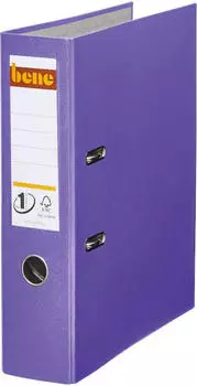 Bene No.1 Ordner 2-Ring, 80mm, A4, violett (291400vi)