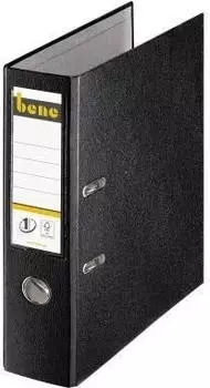 Bene No.1 Ordner 2-Ring, 80mm, A4, schwarz (291400sw)