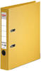 Herlitz Ordner 10834778 maX.file protect plus, PP, A4, 5cm, Kunststoffordner, gelb