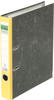 Elba Ordner 10404 GB rado, Karton, A4, 5cm, schwarz marmoriert, Rücken gelb