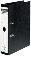 Elba H&auml;ngeordner Rado 100081047 Din A4 75mm Hartpappe Schwarz