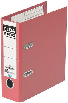 Elba Ordner Rado plast A5 hoch 75mm rot