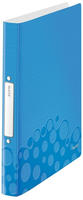 LEITZ 42570036, LEITZ WOW Ringbuch 2-Ringe blau-metallic 3,2 cm DIN A4