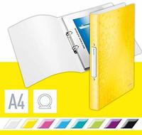 LEITZ 42570062, LEITZ WOW Ringbuch 2-Ringe violett-metallic 3,2 cm DIN A4