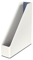 LEITZ 53621001, LEITZ Stehsammler WOW Duo Colour 53621001 perlwei&szlig;/grau Kunststoff,