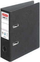 Herlitz 5176805, herlitz maX.file Ordner schwarz Karton 7,5 cm DIN A5 quer