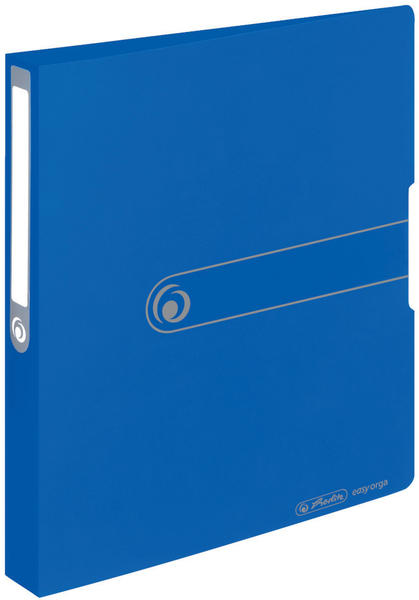 Herlitz Ringbuch PP A4 2R 25mm blau opak to go (11217171)