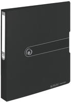Herlitz Ringbuch easy orga to go 11205754, A4, 2 Ringe, Ring-&Oslash; 25mm, schwarz opak