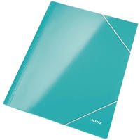 Leitz 3982-00-51, Leitz Eckspannmappe WOW 3982-00-51, A4 eisblau PP-laminierter