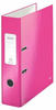 Leitz 10050023, Leitz Ordner Wow A4 Kunststoff 80mm pink metallic