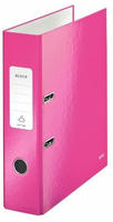 LEITZ 1005-00-23, Leitz Ordner WOW, 180 Grad, DIN A4, 80 mm, pink