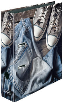 Herlitz Motivordner maX.file A4 8cm Jeans Shoes (50030965)