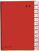Pagna 24249-01, PAGNA Pultordner Color, DIN A4, A - Z, 24 Fächer, rot, Art#...