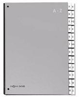 Pagna 24249-14, PAGNA Pultordner Color, DIN A4, A - Z, 24 F&auml;cher, silber