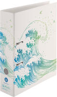 Herlitz 50033393, HERLITZ A4 Ordner - 80 mm - Greenline Wave