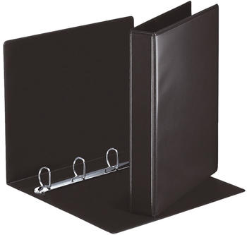 Esselte Präsentations-Ringbuch A4 4-Ring Ø30mm Kunststoff schwarz