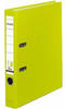 Falken Ordner 23001080, PP, A4, 5cm, Kunststoffordner, neon grün