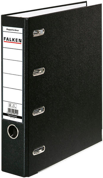Falken Doppelordner A4 2xA5 quer 70mm schwarz (11285343)