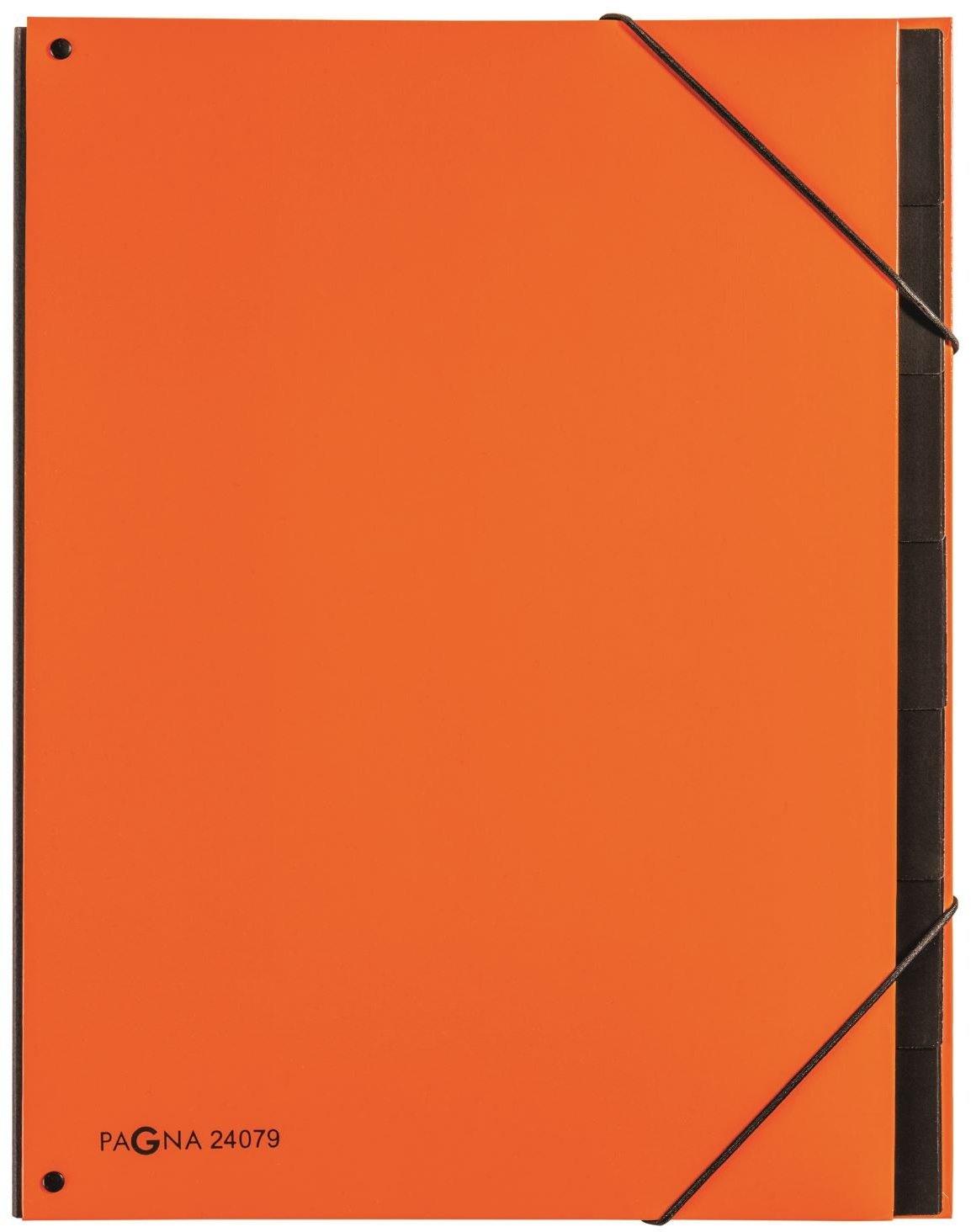 Pagna Gästebuch Orange – Mit Leineneinband, 180 Seiten, Silberprägung, Für Hochzeit, Geburtstag & Events